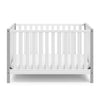 Storkcraft Modern Pacific 4-In-1 Convertible Crib - White/Pebble Gray