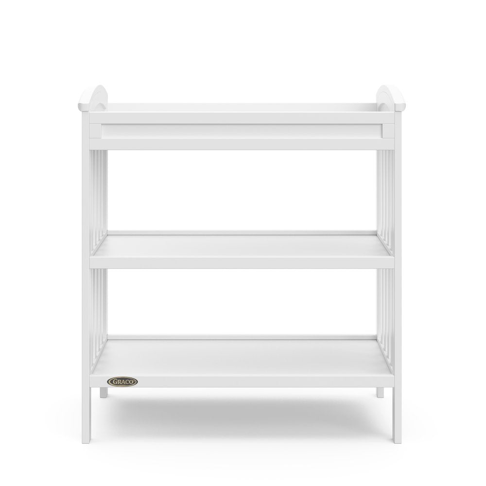 Graco Benton Changing Table with Bonus Water-Resistant Changing Pad - White