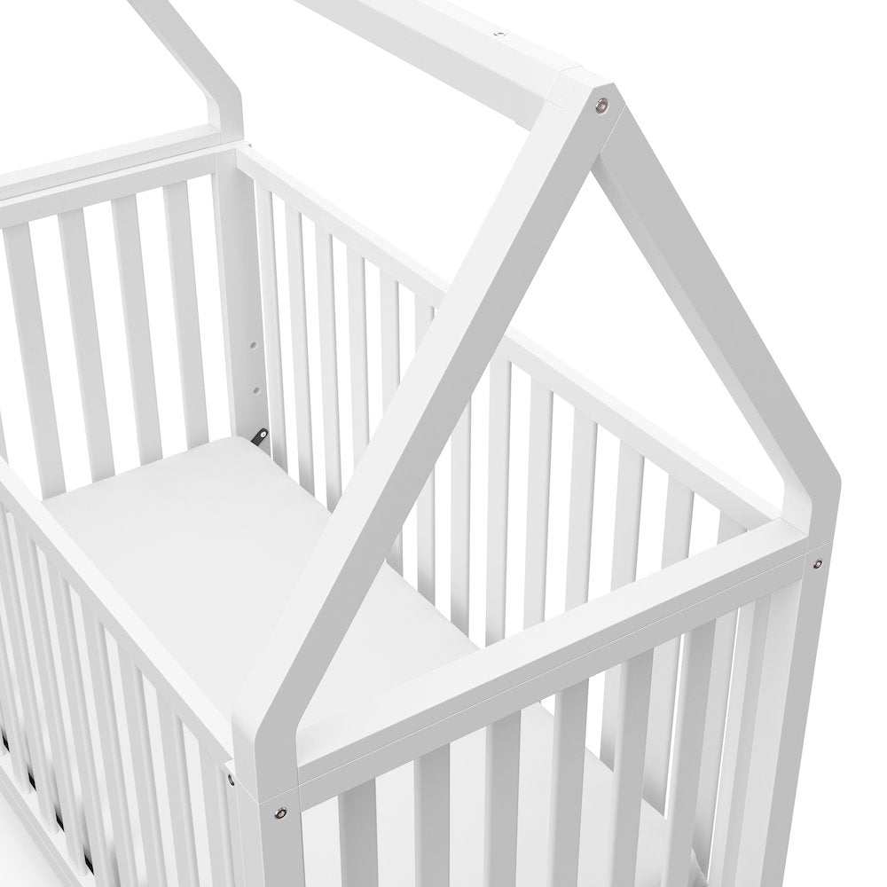Storkcraft Orchard 6-in-1 Convertible Crib (White) – GREENGUARD Gold Certified