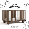 Amalfi Convertible Crib- Hazelnut