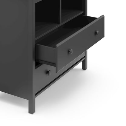Storkcraft Alpine 2 Drawer Changing Table Chest (Gray)