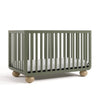 Amalfi Convertible Crib- Olive/Driftwood