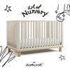 Sicily Convertible Crib- Frosted Oat/Driftwood