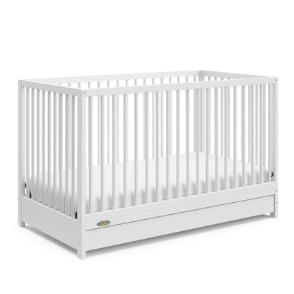 Graco Teddi 5-in-1 Convertible Crib with Drawer - White