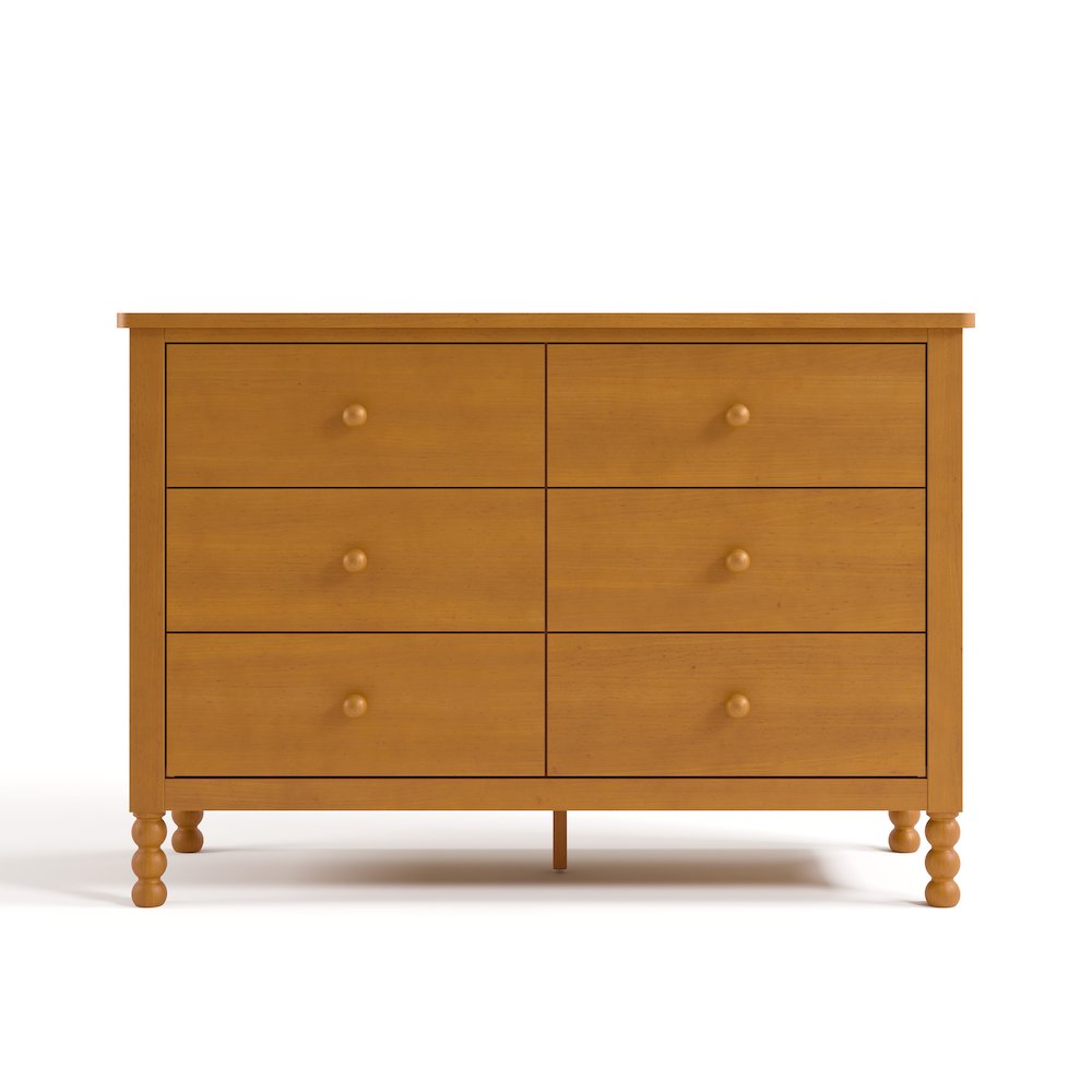 Rio 6 Drawer Dresser-Almond