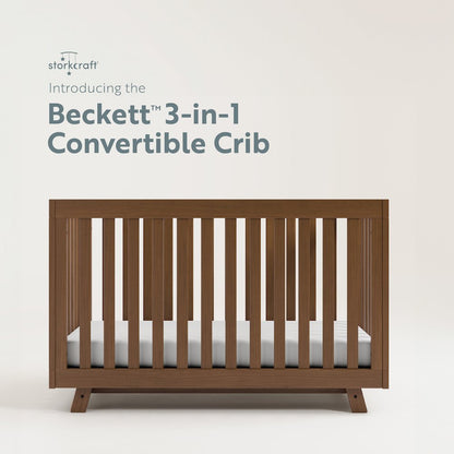 Storkcraft Beckett 3-in-1 Convertible Crib (Hazelnut)