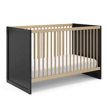 Storkcraft Calabasas 3-in-1 Convertible Crib (Black with Driftwood)