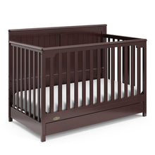 Graco Hadley 5-in-1 Convertible Crib with Drawer (Espresso)