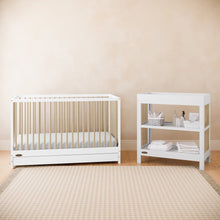 Graco Teddi 5-in-1 Convertible Crib with Drawer - White with Driftwood