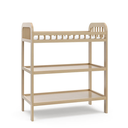 Storkcraft Pasadena Changing Table with Water-Resistant Changing Pad - Driftwood