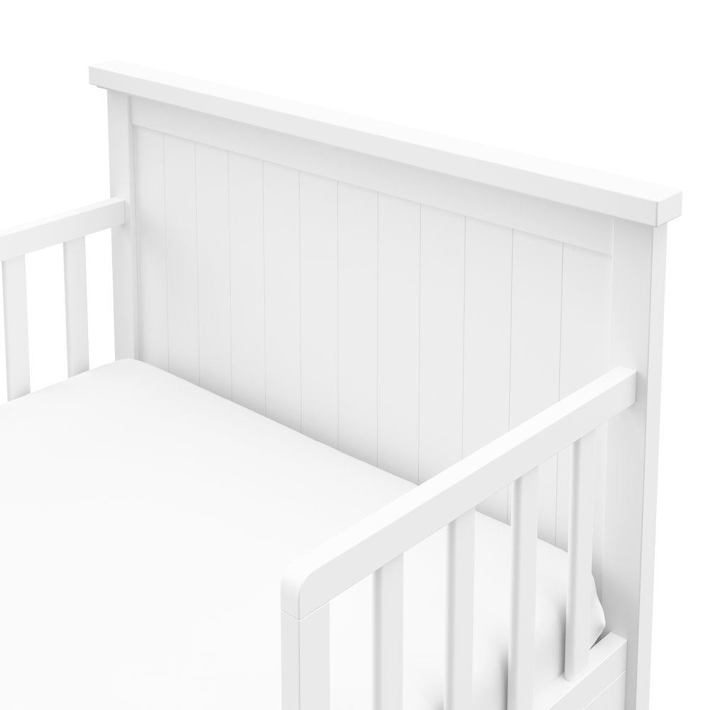 Graco Bailey Toddler Bed (White) - Toddler Bed Frame Fits Standard-Size Crib