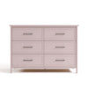 Classic 6 Drawer Dresser- Blush