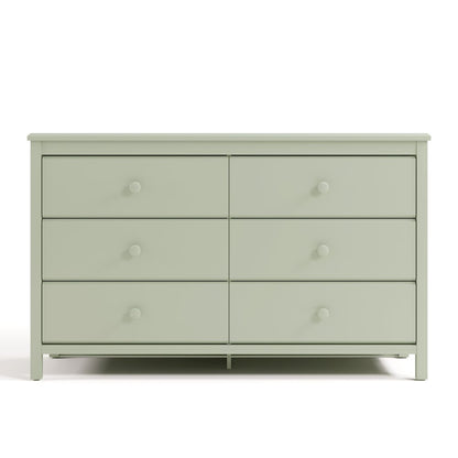 Alpine 6-Drawer Dresser- Sage