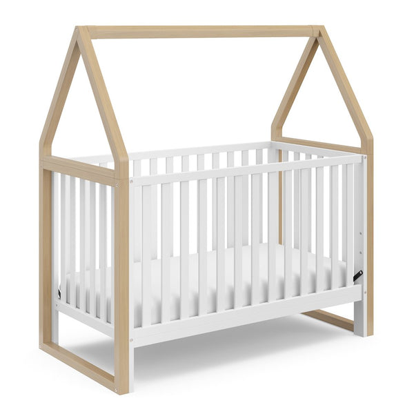 Storkcraft Orchard 6-in-1 Convertible Crib (Driftwood with White)