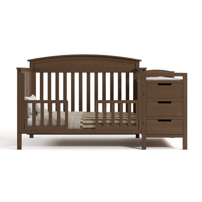 Benton Crib & Changer -Hazelnut