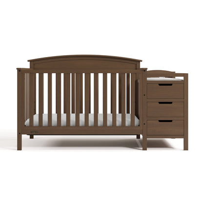 Benton Crib & Changer -Hazelnut