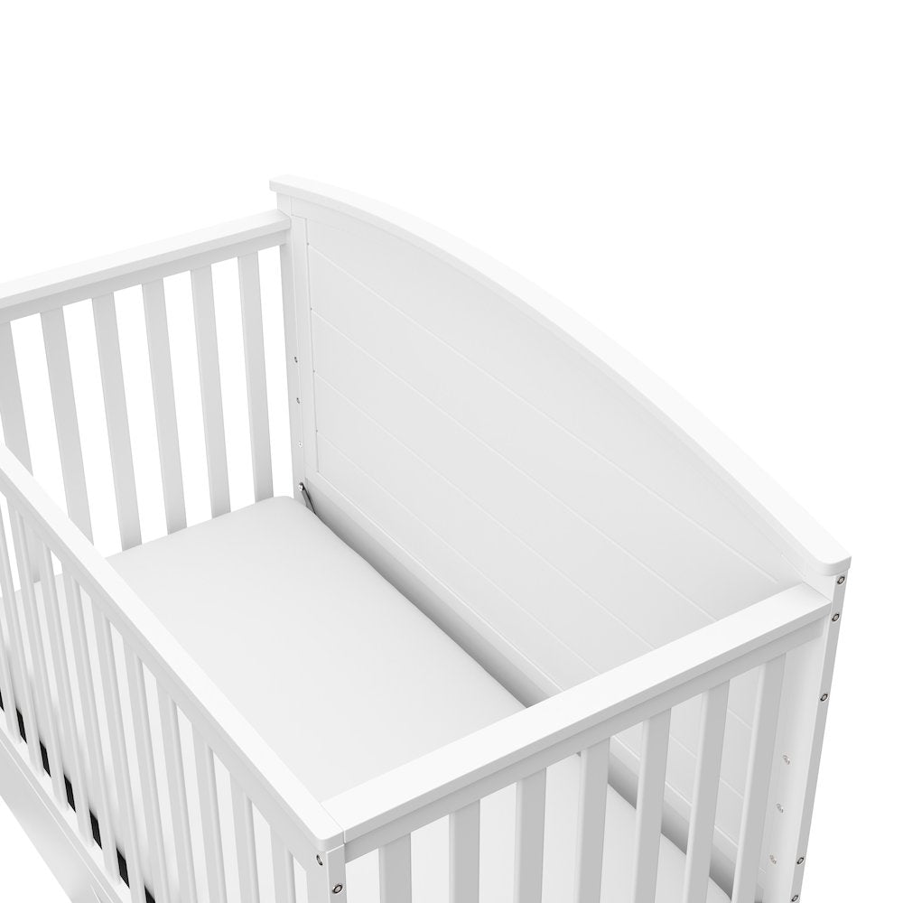 Graco Bellwood 5-in-1 Convertible Crib with Drawer (White)