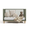 Sicily Convertible Crib- Olive/Driftwood