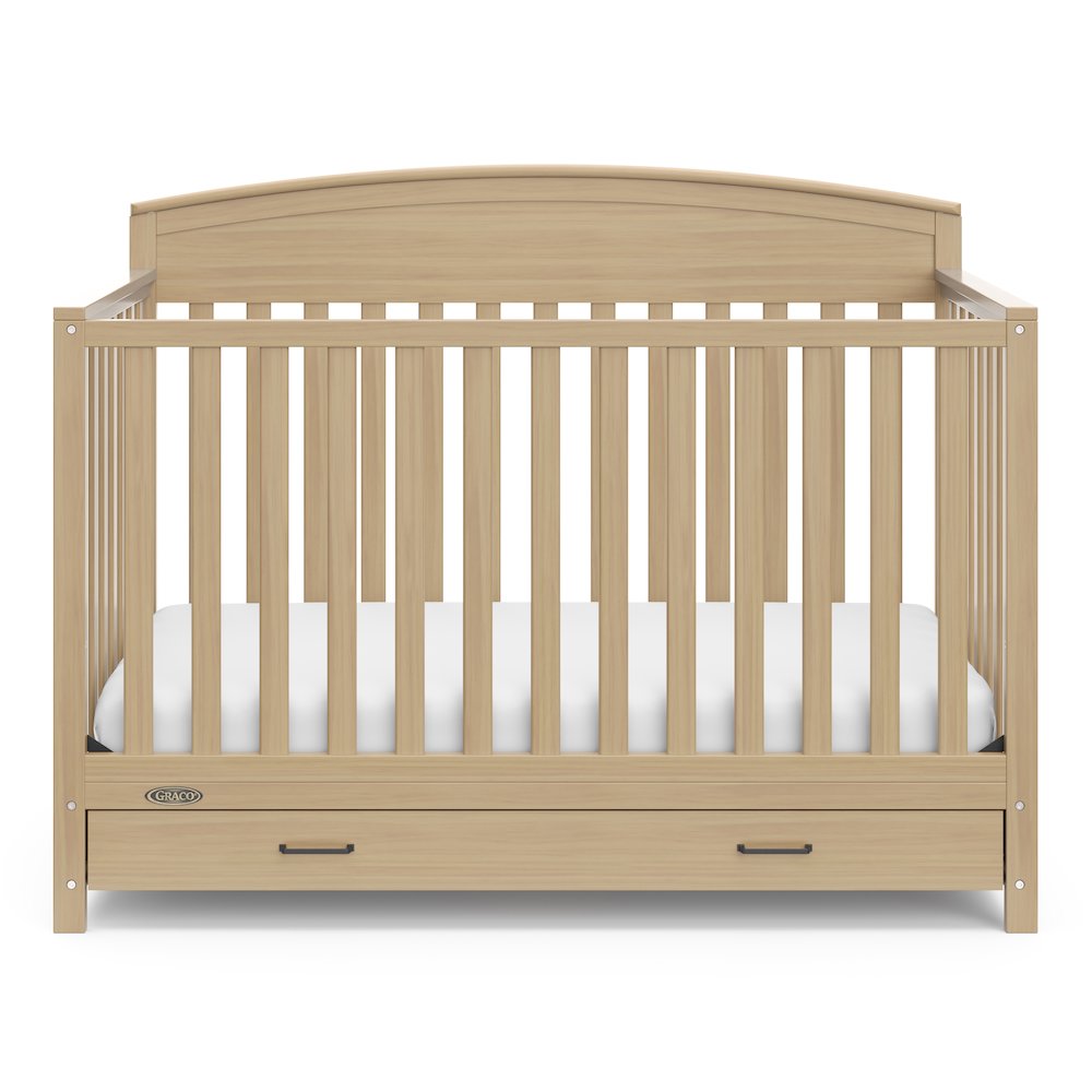 Graco Benton 5-in-1 Convertible Crib with Drawer (Driftwood)
