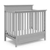 Storkcraft Petal 4-in-1 Convertible Mini Crib, Pebble Gray