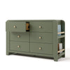 Read-With-Me 6 Drawer Dresser-Olive/Driftwood