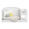 Graco Bellwood 5-in-1 Convertible Crib & Changer with Drawer (White)