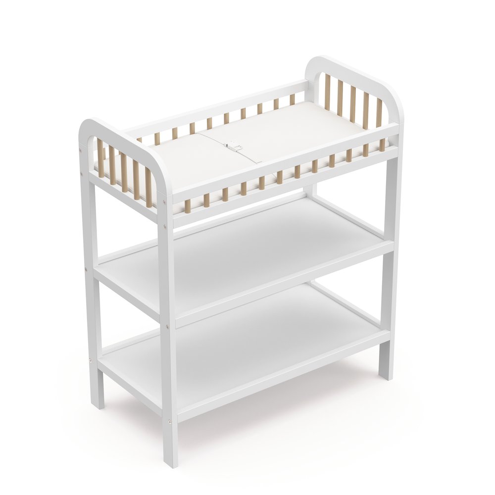Storkcraft Pasadena Changing Table with Water-Resistant Changing Pad
