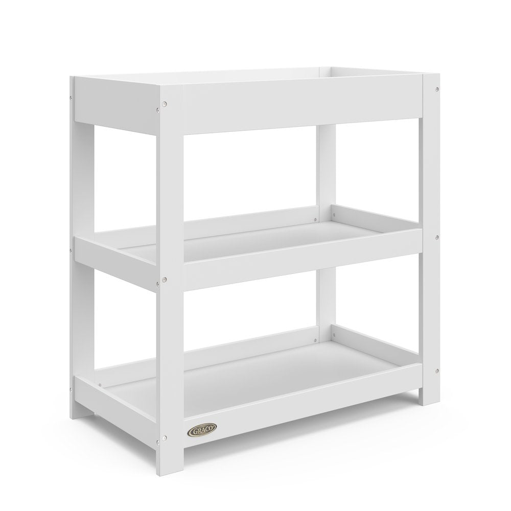 Graco Customizable Changing Table with Water-Resistant Changing Pad - (White)