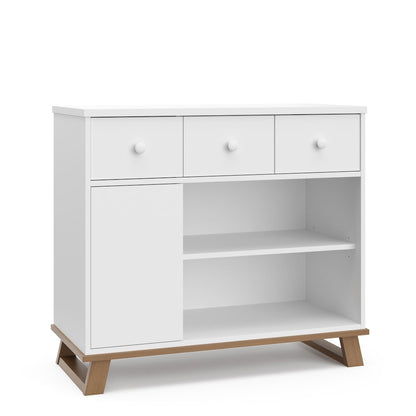 Storkcraft Modern Nursery Changing Table Dresser - Vintage Driftwood