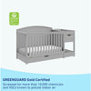 Graco Bellwood 5-in-1 Convertible Crib & Changer with Drawer (Pebble Gray)