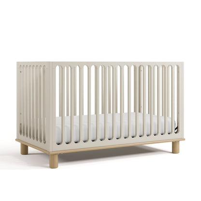 Sicily Convertible Crib- Frosted Oat/Driftwood