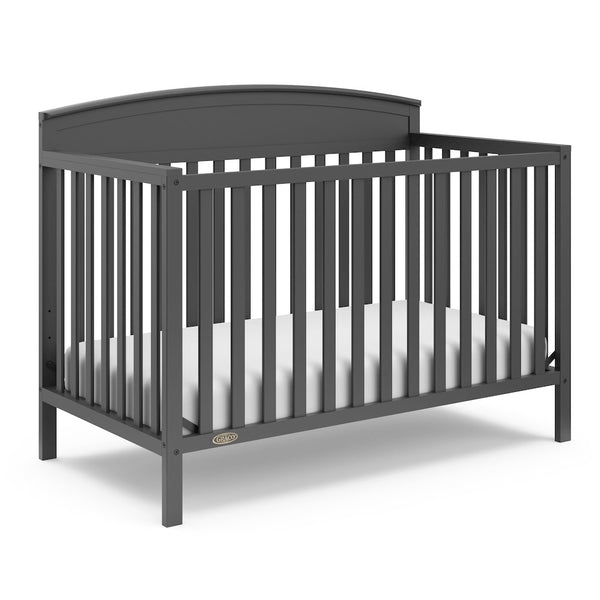Graco Benton 5-in-1 Convertible Crib (Gray)