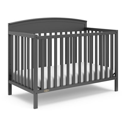 Graco Benton 5-in-1 Convertible Crib (Gray)