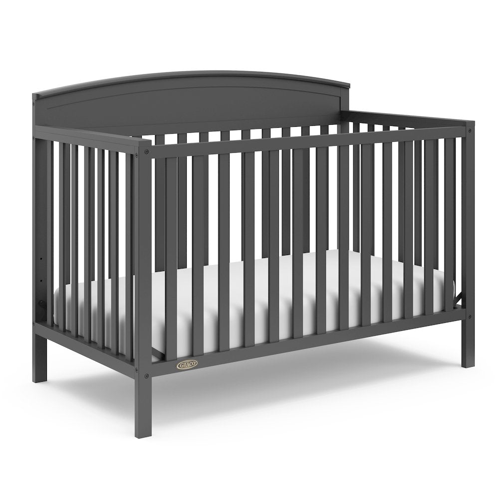 Graco Benton 5-in-1 Convertible Crib (Gray)