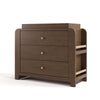 Read-With-Me 3 Drawer Chest with Topper -Hazelnut/Driftwood