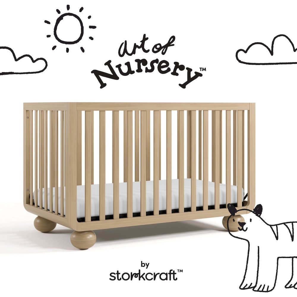 Amalfi Convertible Crib- Driftwood