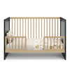 Storkcraft Calabasas 3-in-1 Convertible Crib (Black with Driftwood)