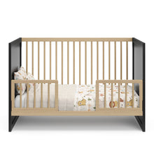Storkcraft Calabasas 3-in-1 Convertible Crib (Black with Driftwood)