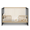 Storkcraft Calabasas 3-in-1 Convertible Crib (Black with Driftwood)