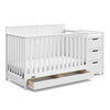 Graco Hadley 5-in-1 Convertible Crib and Changer with Drawer (White)