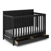 Graco Hadley 5-in-1 Convertible Crib with Drawer (Black)