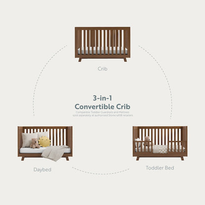 Storkcraft Beckett 3-in-1 Convertible Crib (Hazelnut)