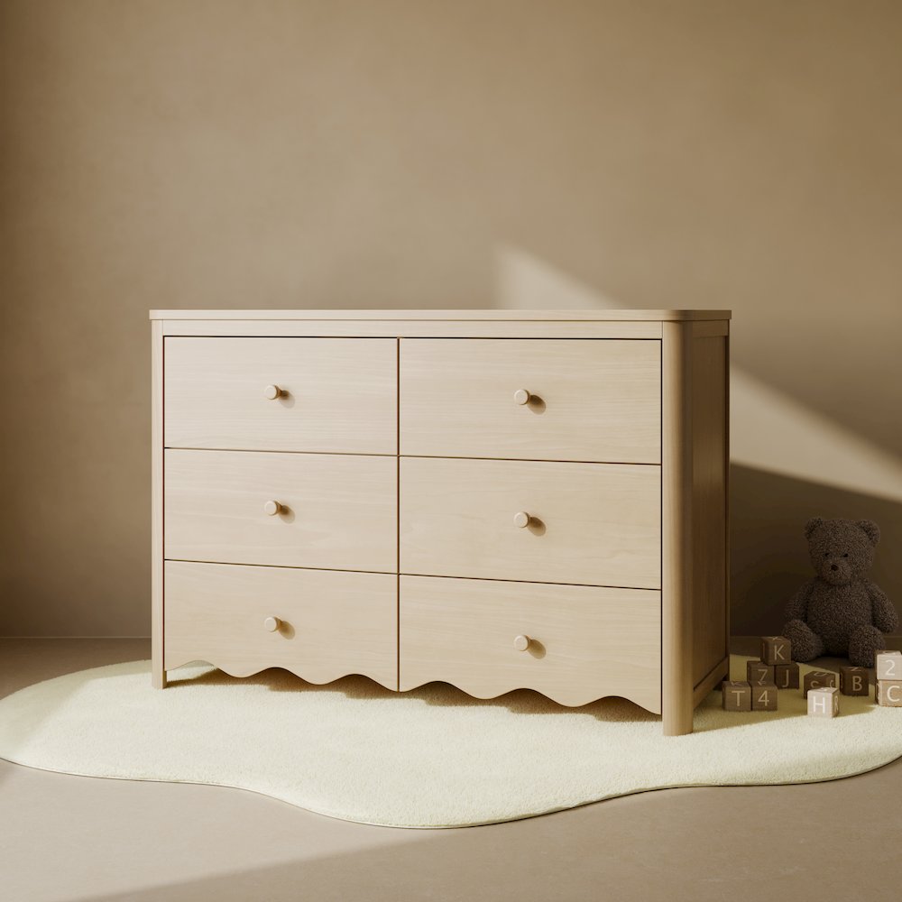 Casablanca 6 Drawer Dresser-Driftwood