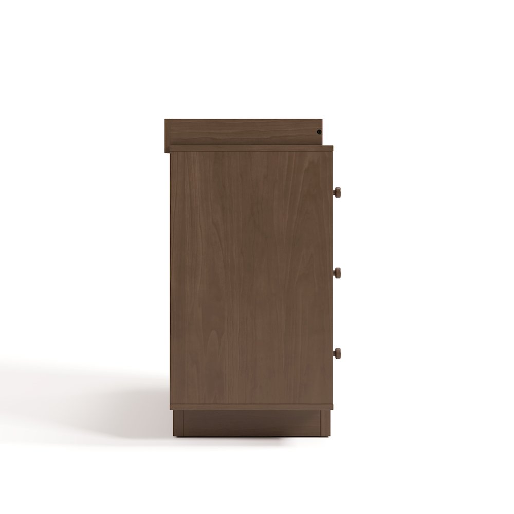 Texas 3 Drawer Chest with Topper-Hazelnut