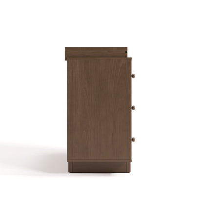 Texas 3 Drawer Chest with Topper-Hazelnut