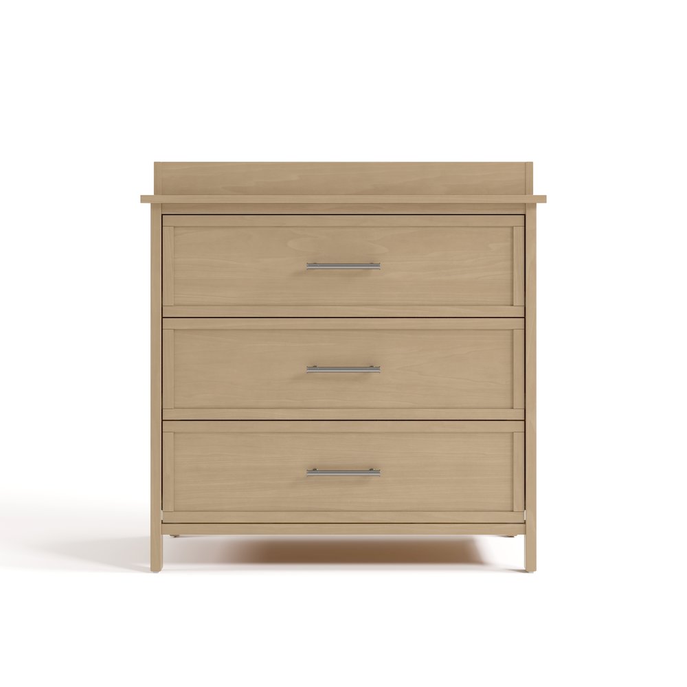 Classic 3 Drawer Chest with Topper- Driftwood
