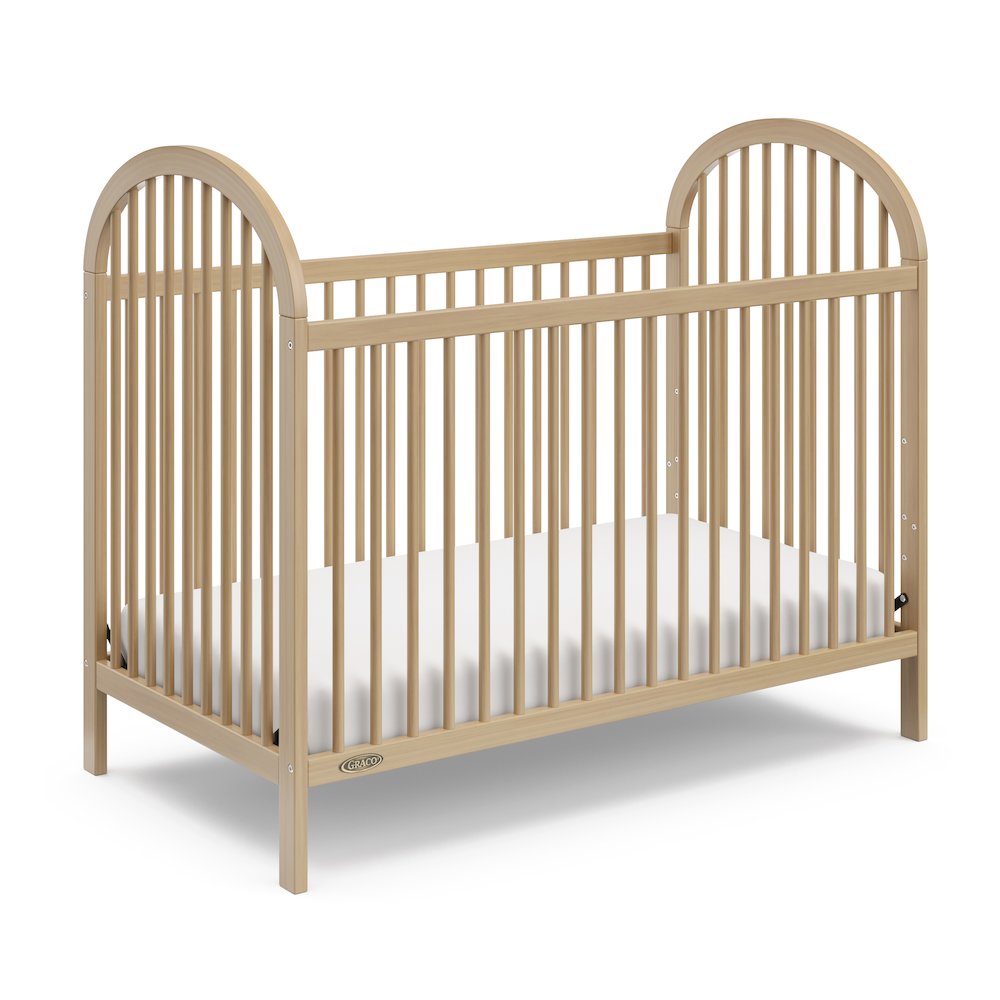 Graco Olivia 3-in-1 Convertible Crib (Driftwood) – GREENGUARD Gold Certified