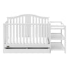 Graco Solano 4-in-1 Convertible Crib & Changer with Drawer - White