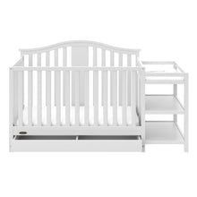 Graco Solano 4-in-1 Convertible Crib & Changer with Drawer - White