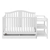 Graco Solano 4-in-1 Convertible Crib & Changer with Drawer - White